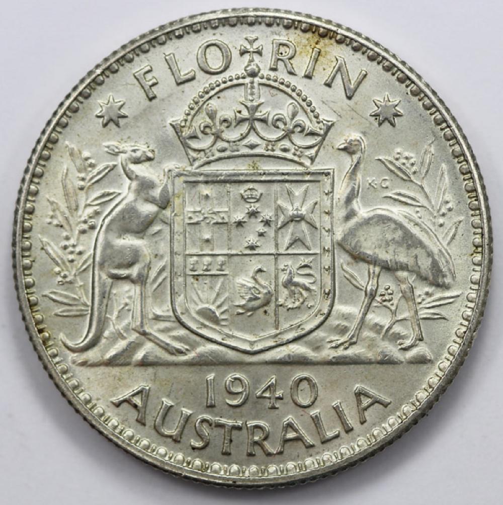 Australia. 1940 Florin, Unc... image