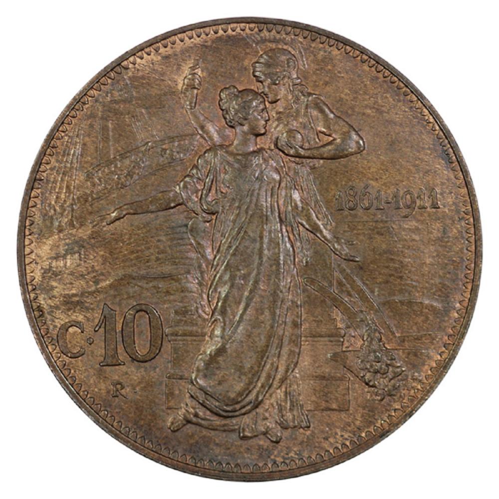 Italy. 1861-1911 10 Centesi... image