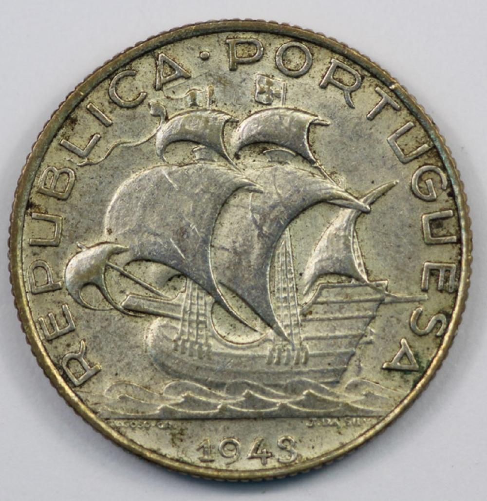 Portugal. 1943 Silver (0.62... image