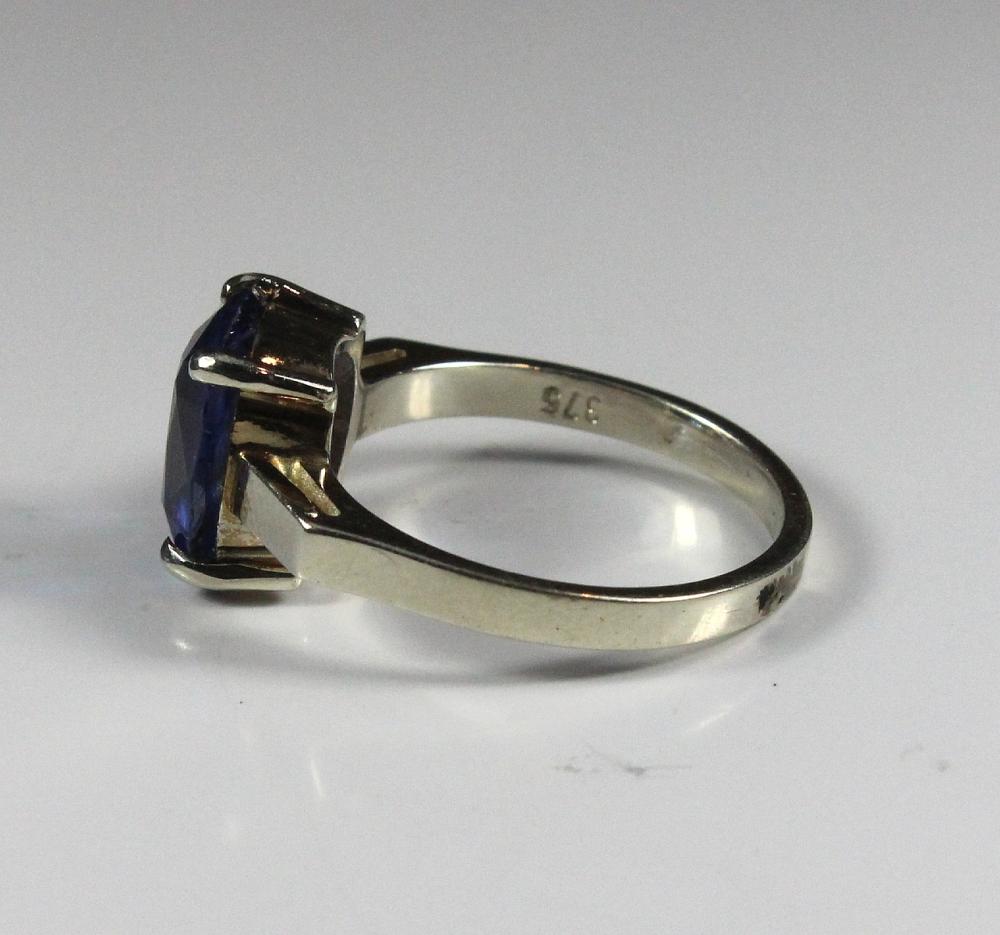 Kyanite Ring in 9ct Gold image