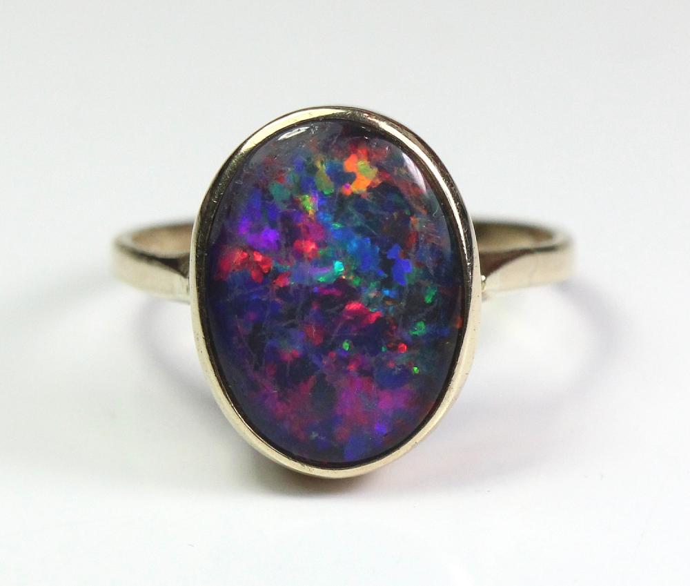 Vintage Opal Triplet Ring i... image