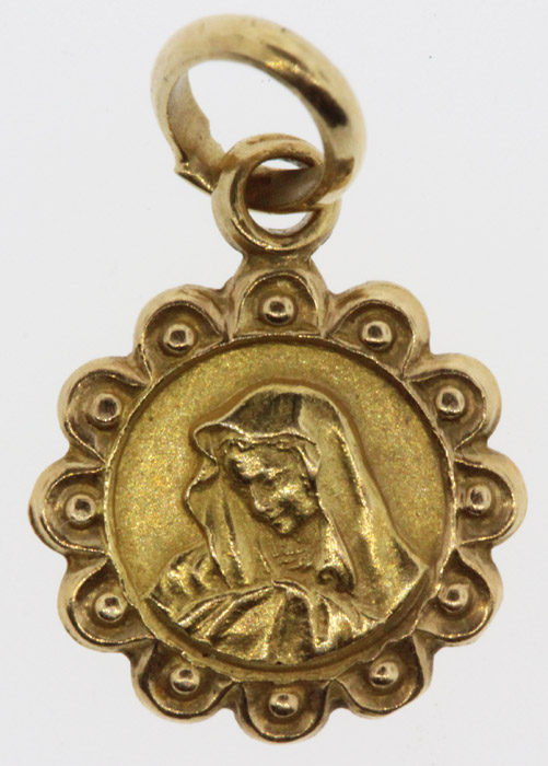 Madonna Gold Charm in 18ct ... image