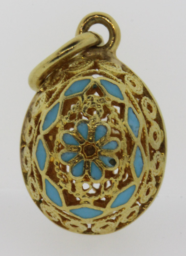 Enamelled 12ct Golden Egg P... image