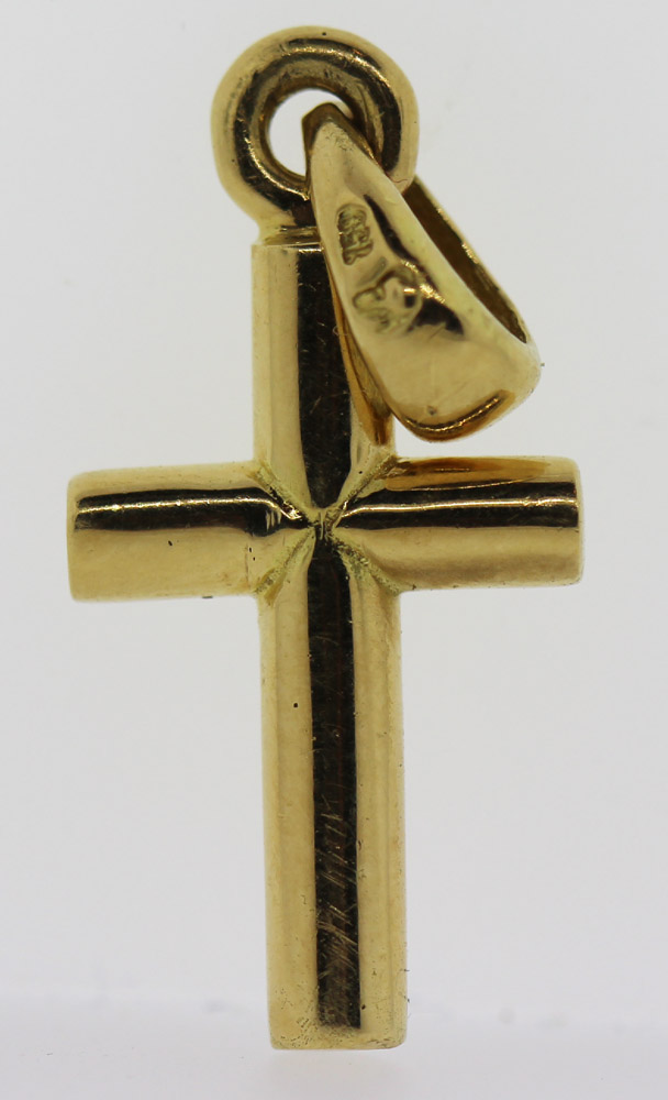 Heavy 18ct Gold Crucifix image