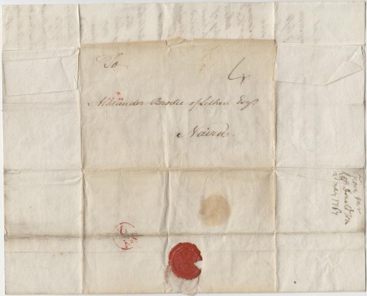 Scotland Early letter dated... image