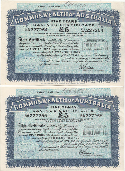 Australia, Commonwealth £5 ... image