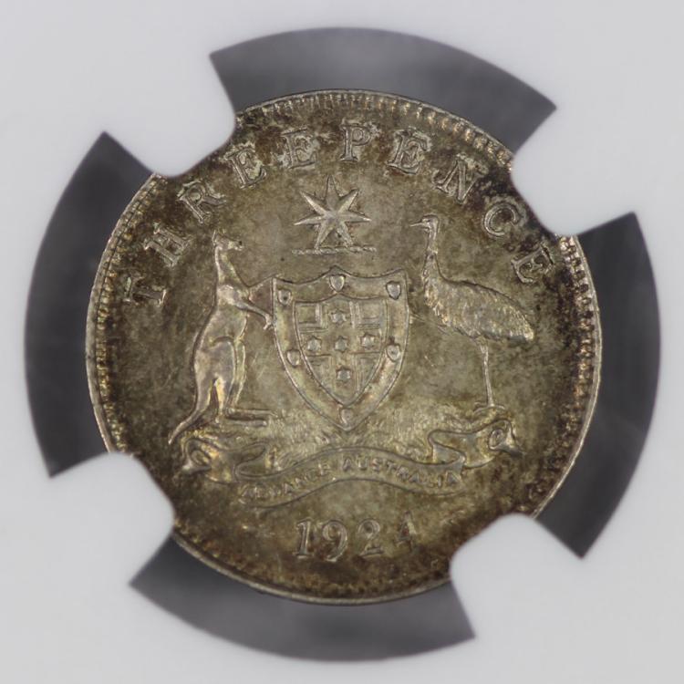 Australia 1924 Threepence, ... image