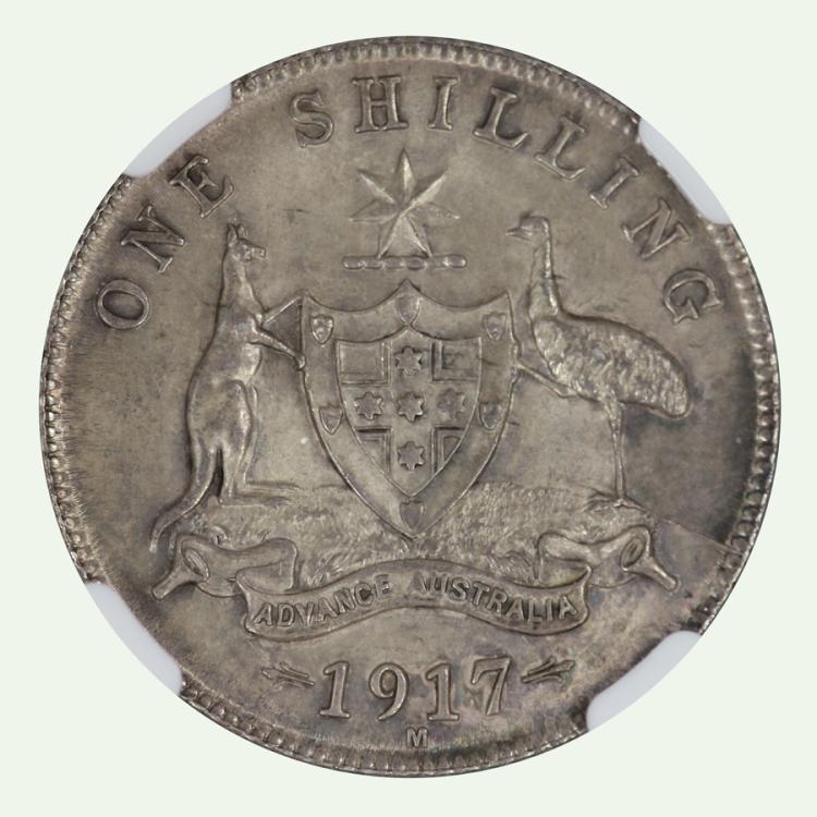 Australia 1917 Shilling, NG... image