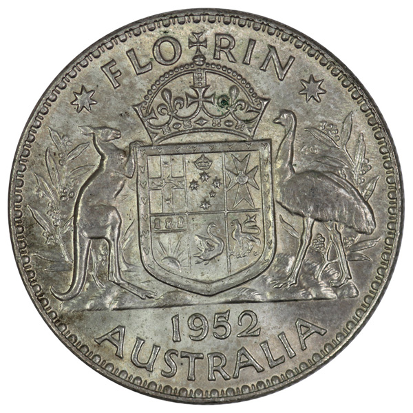 Australia 1952 Florin, Choi... image