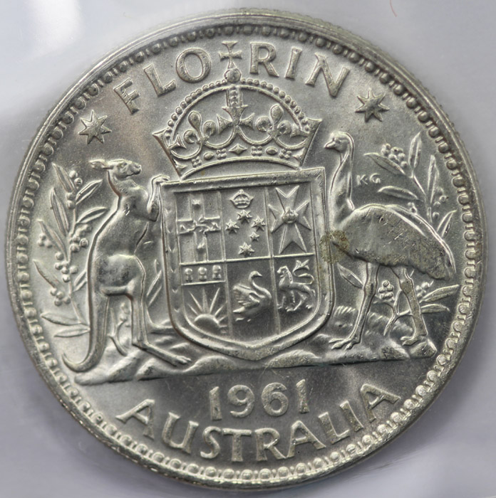 Australia 1961 Florin, ACGS... image