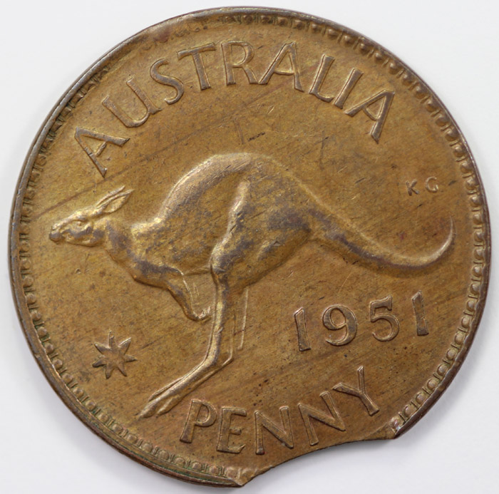 Australia 1951 (M) 'Error' ... image