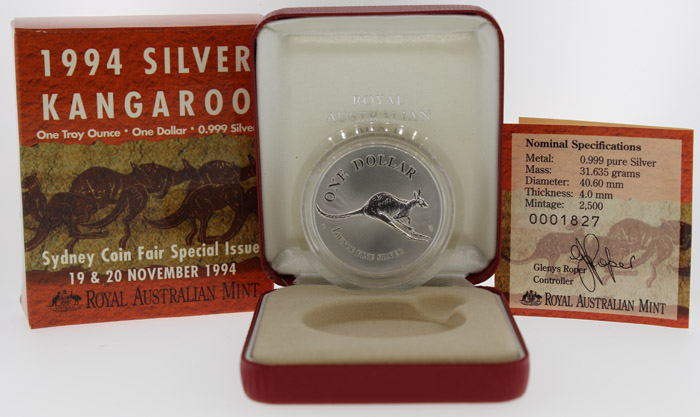 Australia 1994 Silver (0.99... image