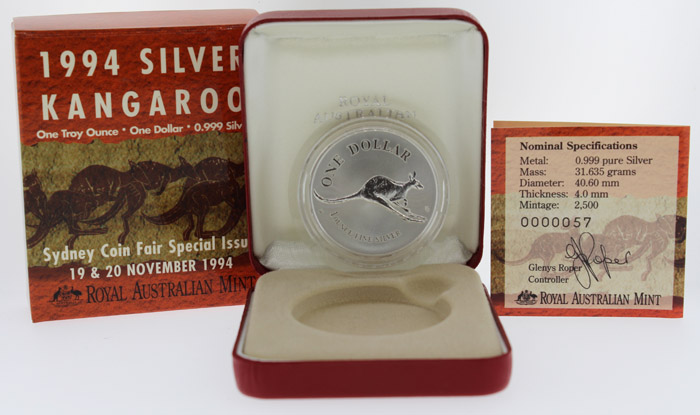 Australia 1994 Silver (0.99... image