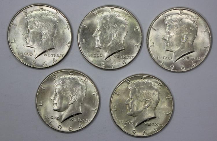 USA 1964 Silver (0.900) 50 ... image