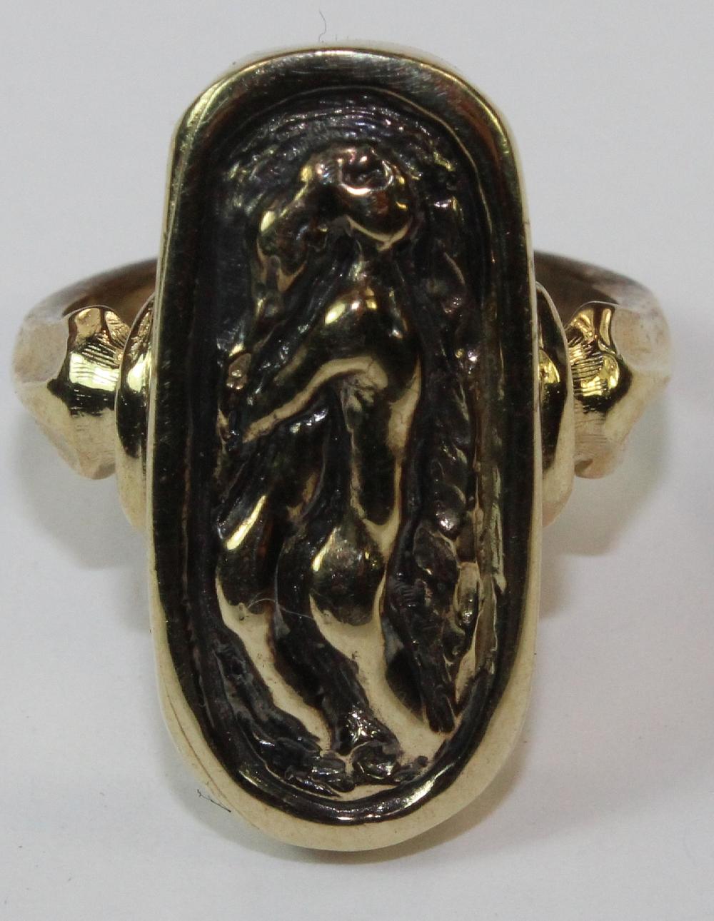 Lovers Ring in 9ct Yellow Gold image