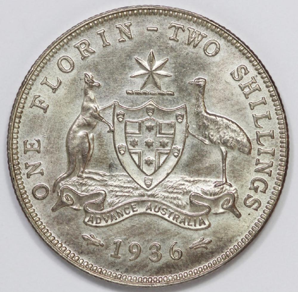 Australia 1936 Florin, Choi... image