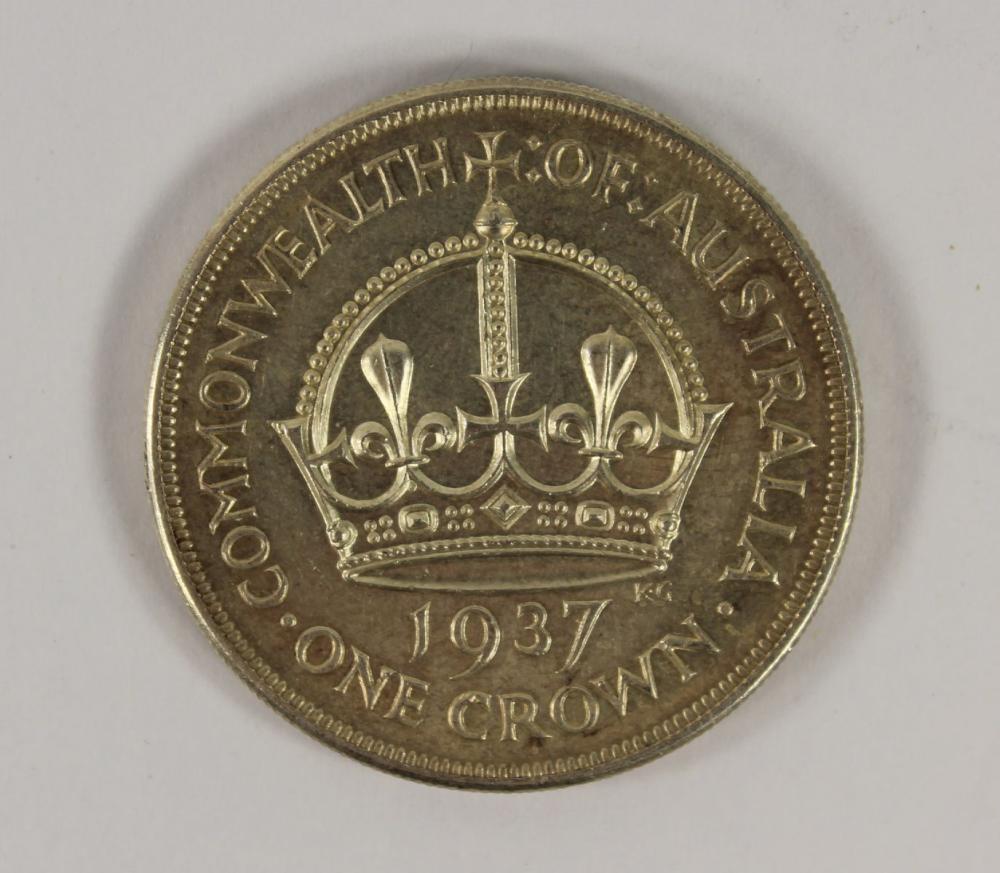 Australia 1937 Crown, about... image