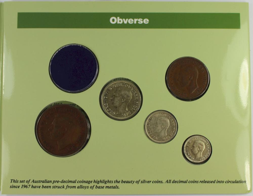 Australia 1950 Coin Set, Av... image