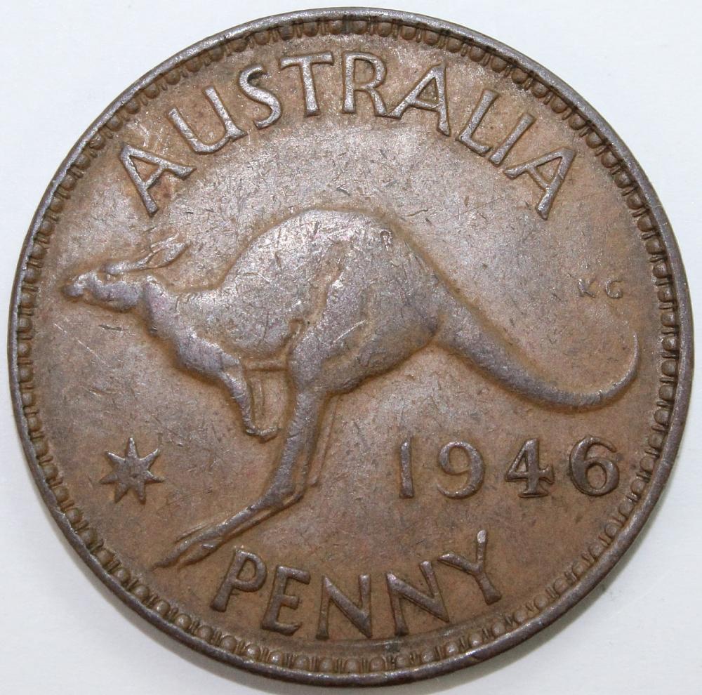 Australia. 1946 Penny, good... image