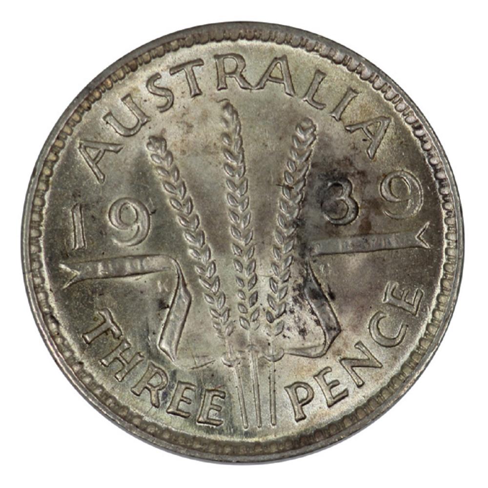 Australia. 1939 Threepence,... image