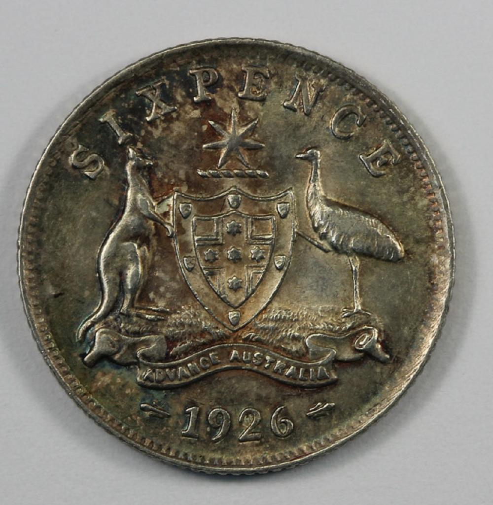 Australia. 1926 Sixpence, S... image