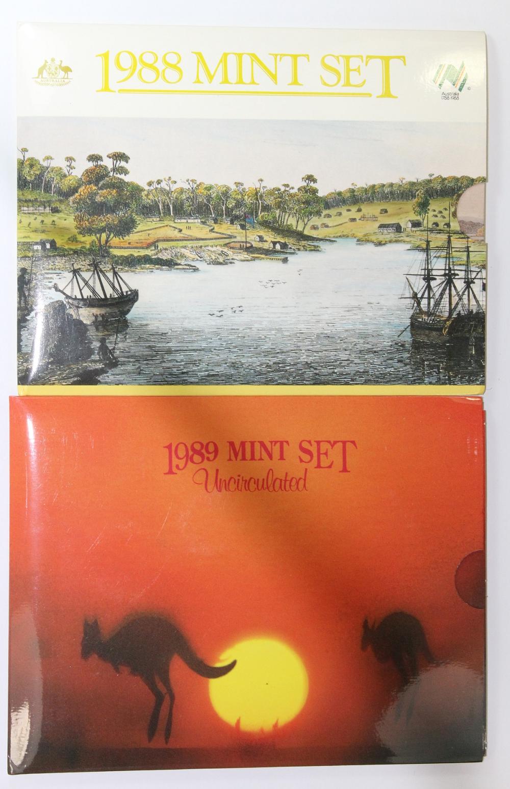 Australia. 1988 & 1989 Mint... image