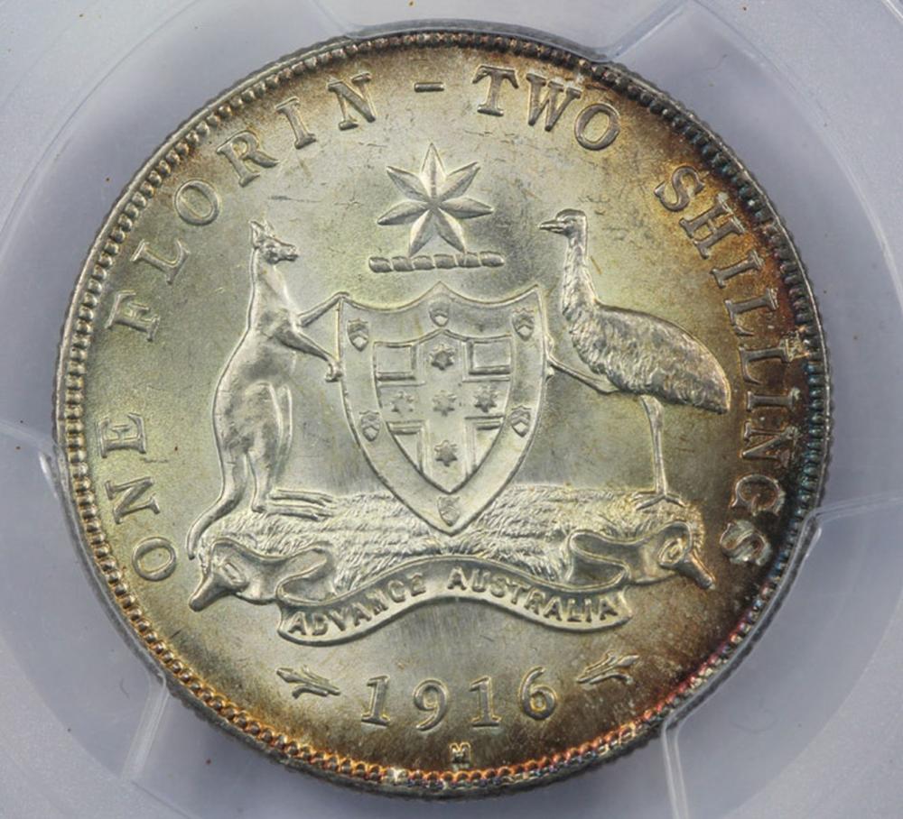 Australia 1916 M Florin, PC... image