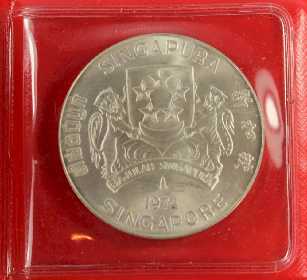 Singapore 1974 Silver (500)... image