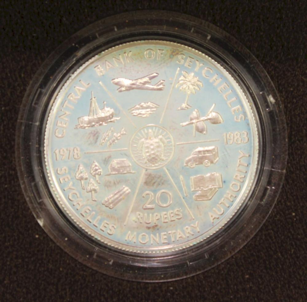 Seychelles 1983 Proof Silve... image