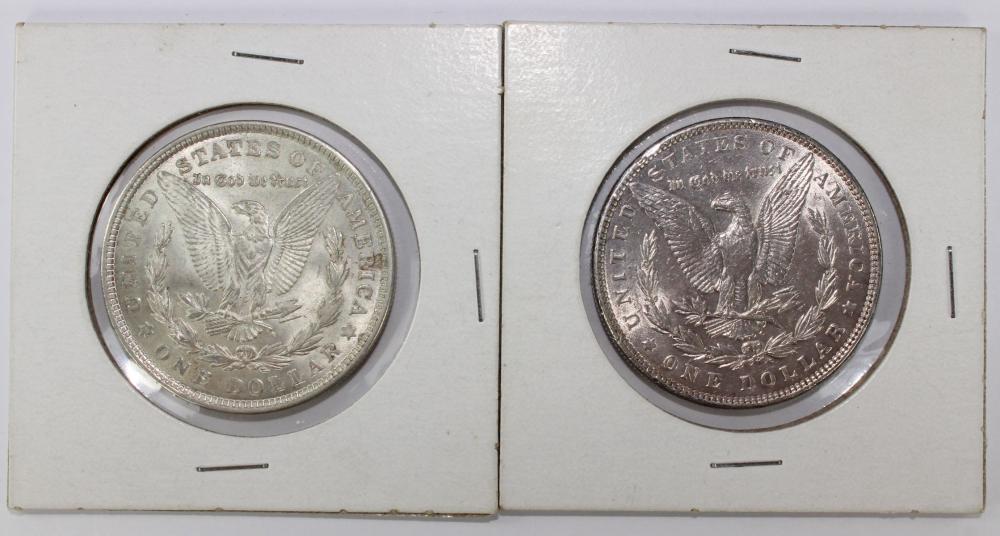 U.S.A 1886 and 1921 Morgan ... image