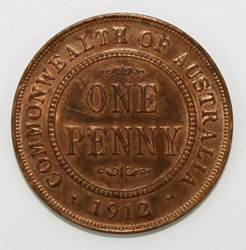 Australia 1912 H Penny, vir... image