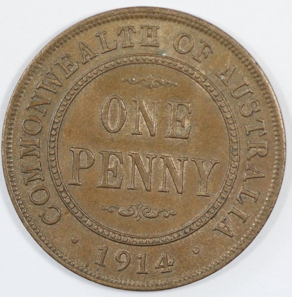 Australia 1914 Penny, virtu... image