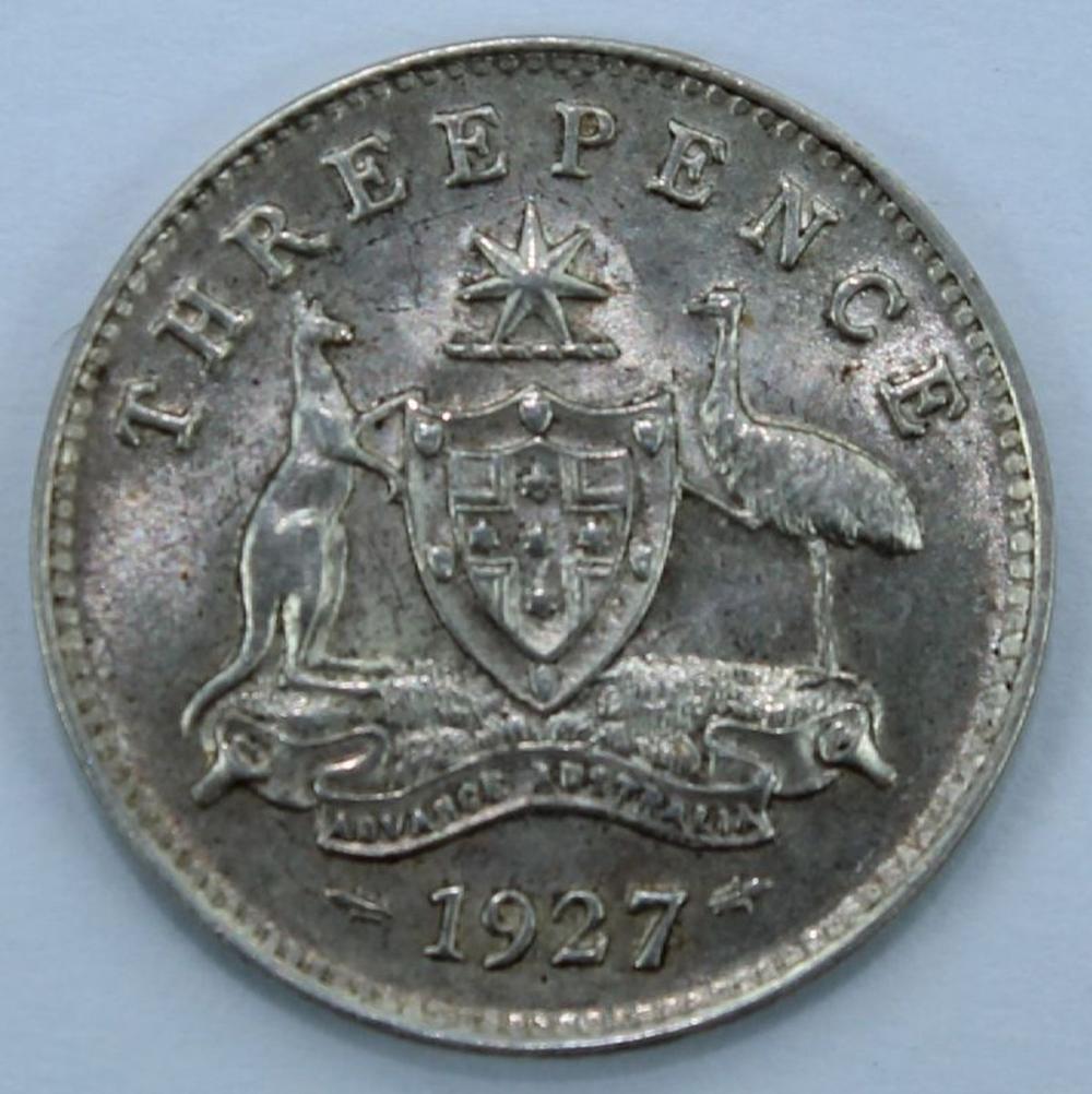 Australia 1927 Threepence, ... image