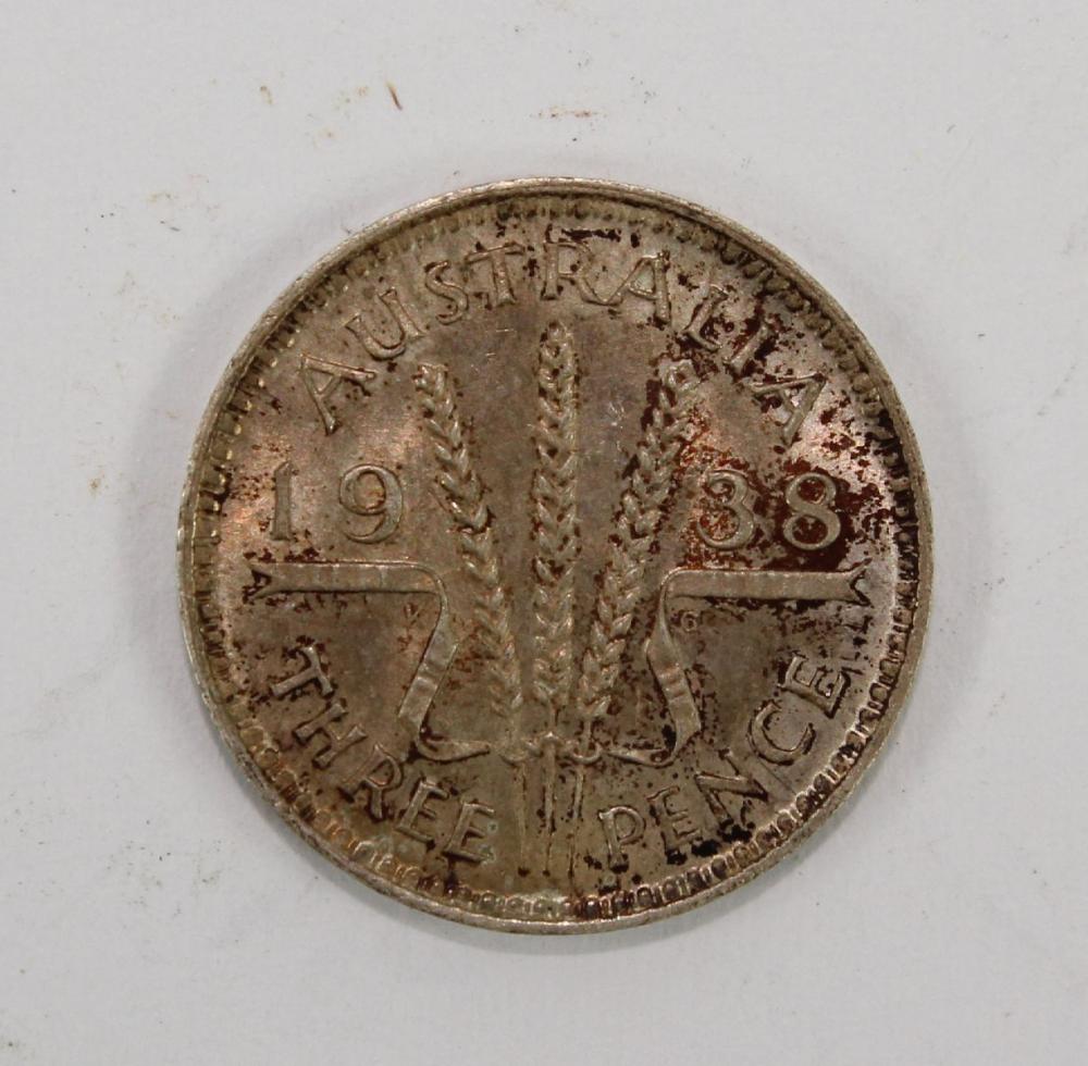 Australia 1938 Threepence, ... image