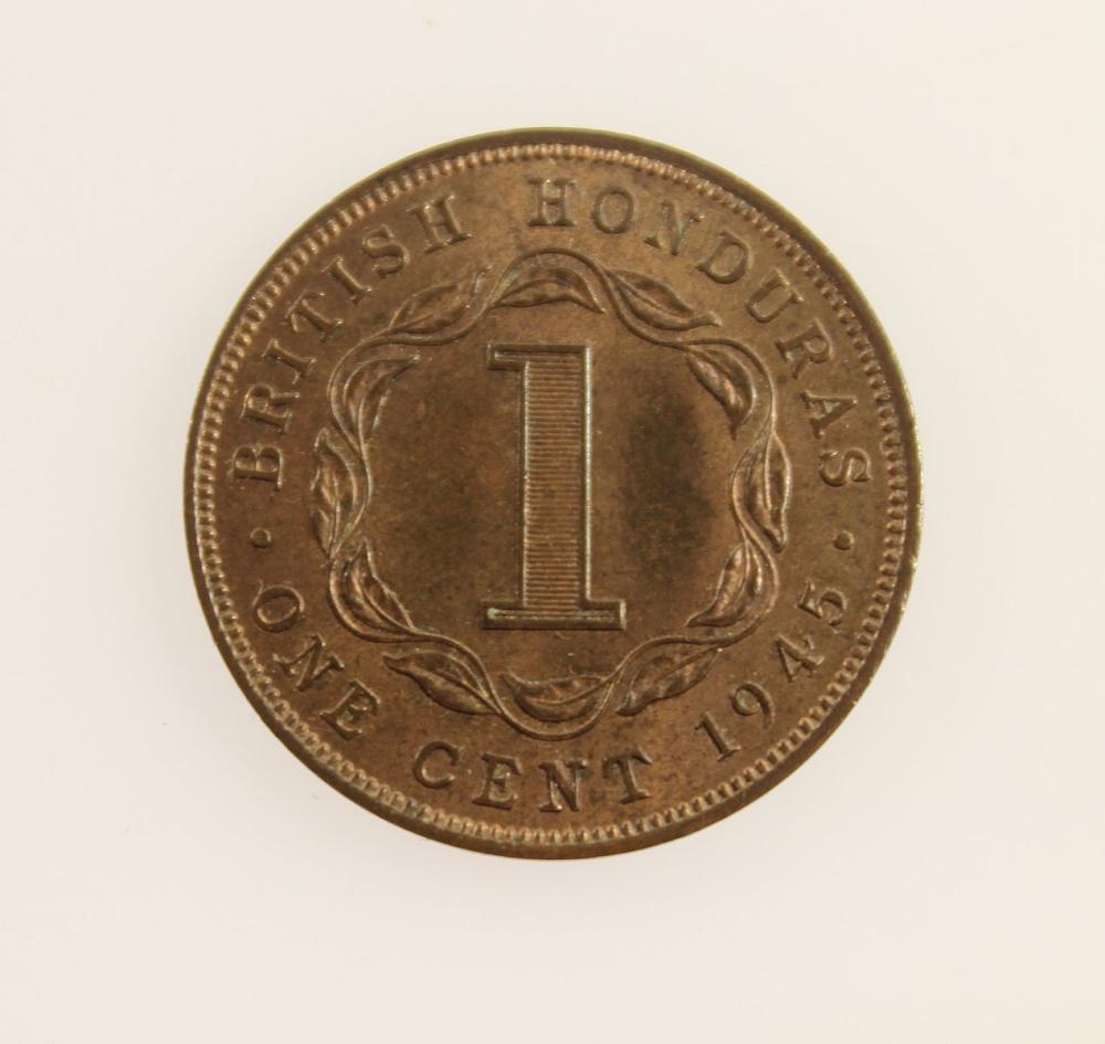 British Honduras 1945 Cent,... image