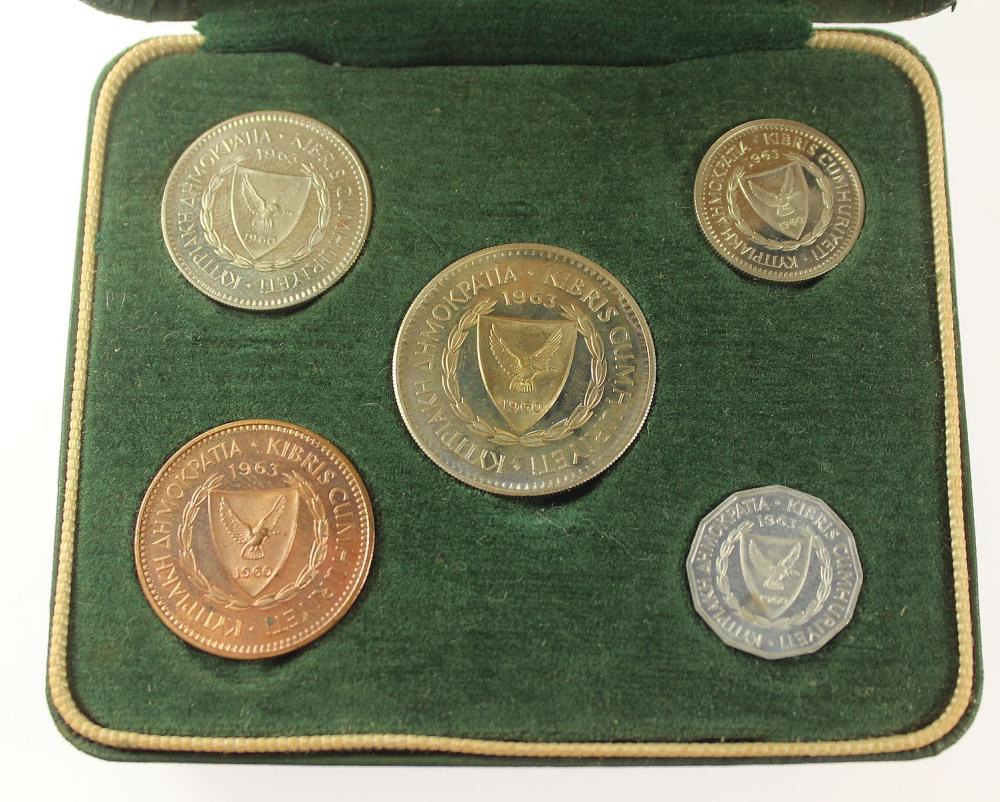 Cyprus 1963 1,5, 25, 50 & 1... image