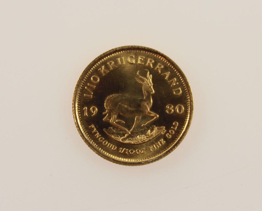 South Africa 1980 Gold (916... image