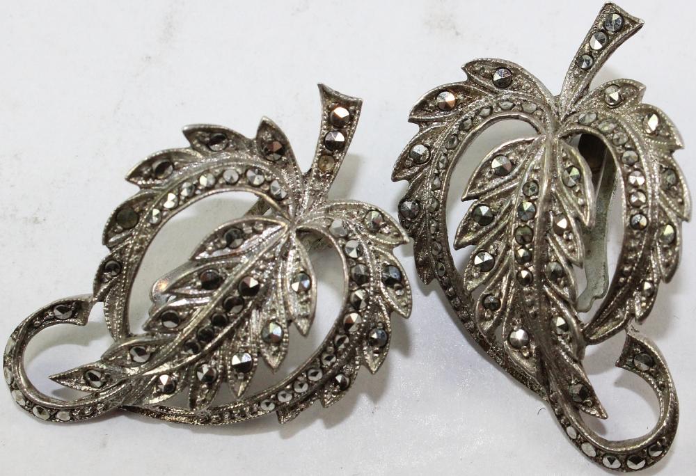 Vintage Marcasite Earrings ... image