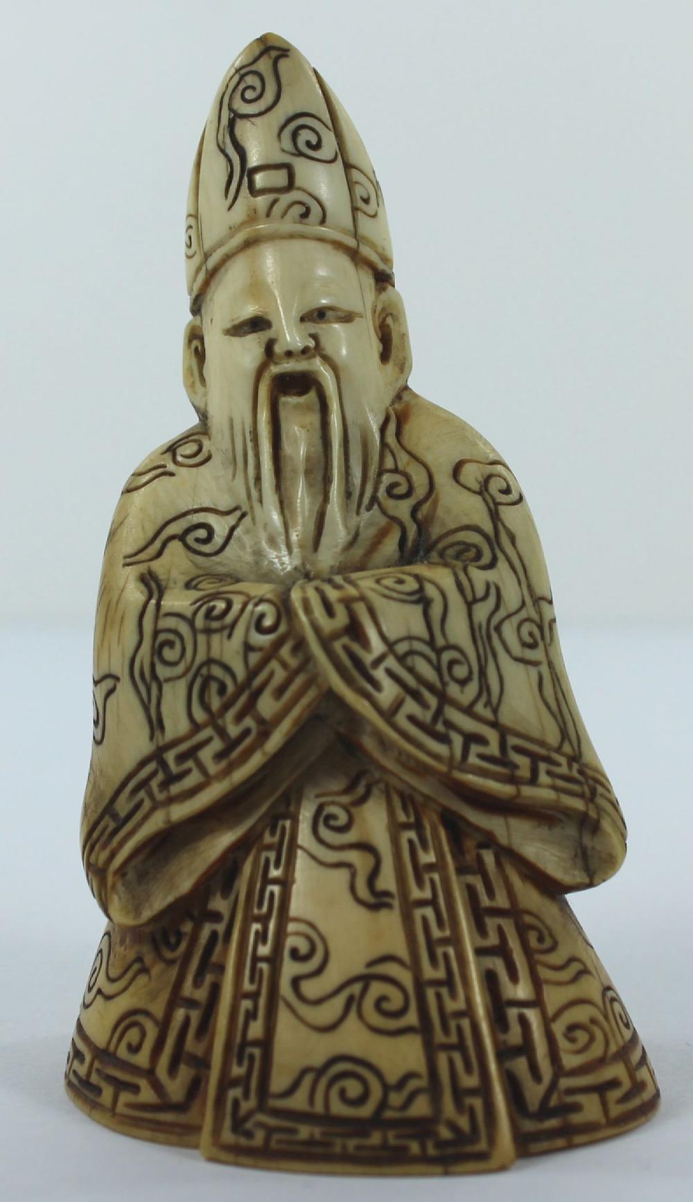 Resin Ornament of a Robed C... image