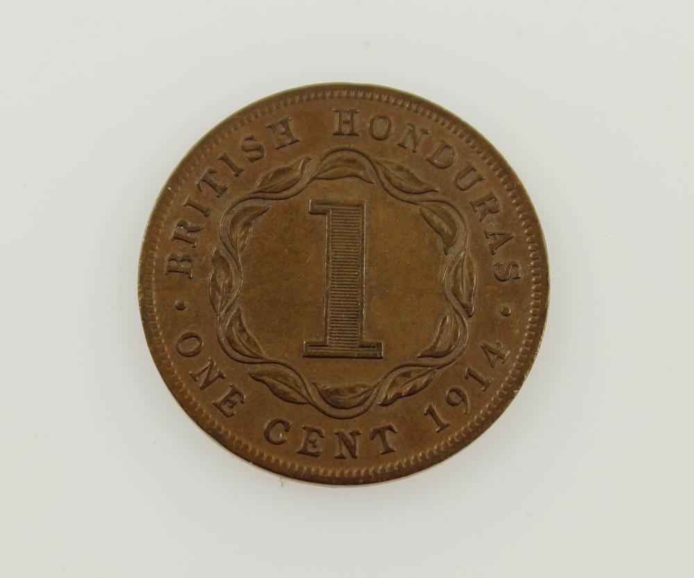 British Honduras 1914 Cent,... image