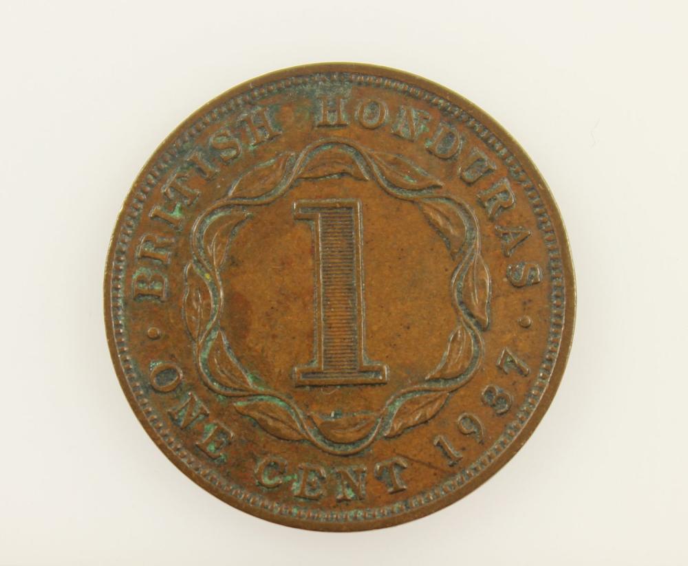 British Honduras 1937 Cent,... image