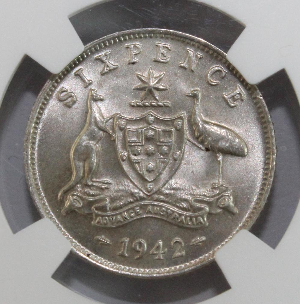 Australia. 1942 (M) Sixpenc... image