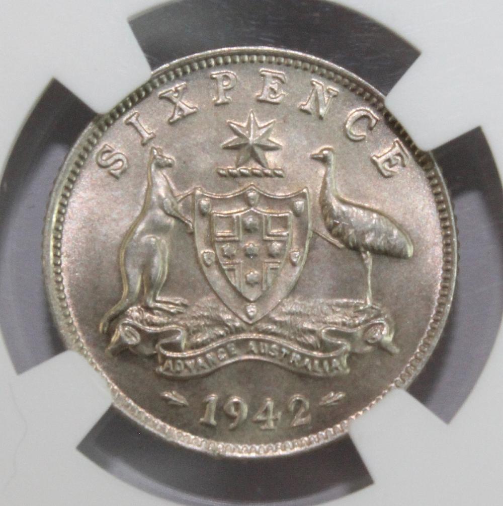 Australia. 1942 (M) Sixpenc... image