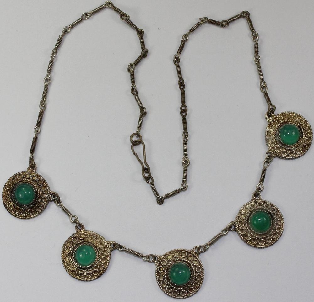 Vintage Chrysoprase Necklac... image