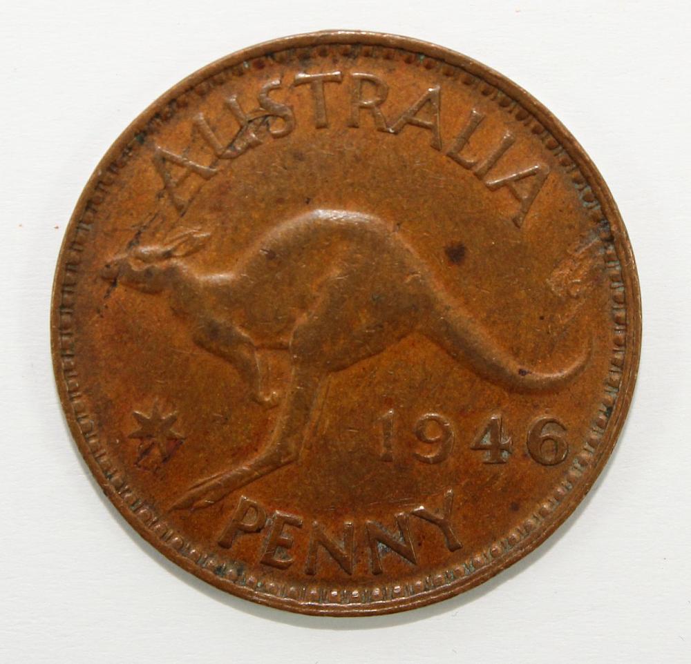 Australia 1946 Penny, Very ... image