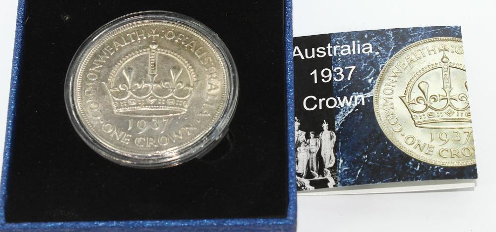 Australia 1937 Crown, Extre... image