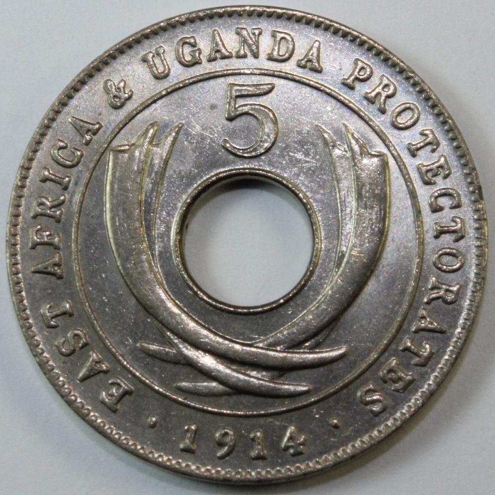 British East Africa 1914 K ... image