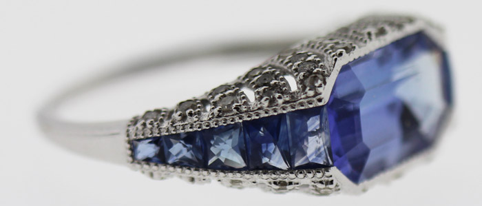 Modern Tanzanite & Sapphire... image