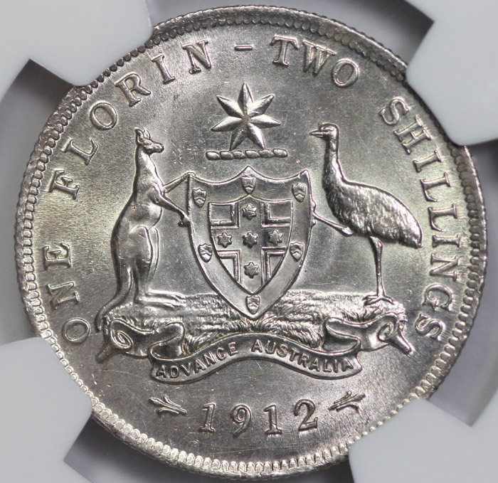 Australia 1912 Florin, NGC ... image