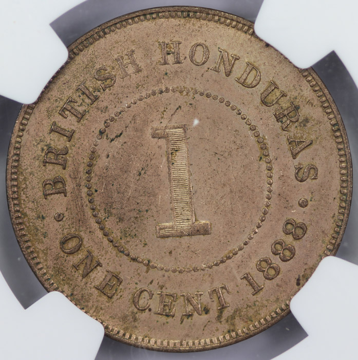 British Honduras 1888 Cent,... image